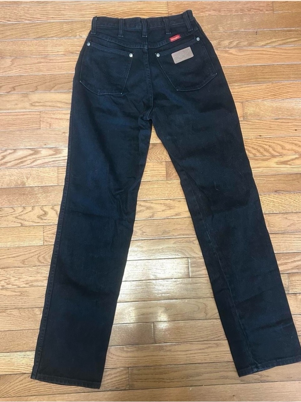 Women's Black Straight-Leg Jeans - Classic High-Rise